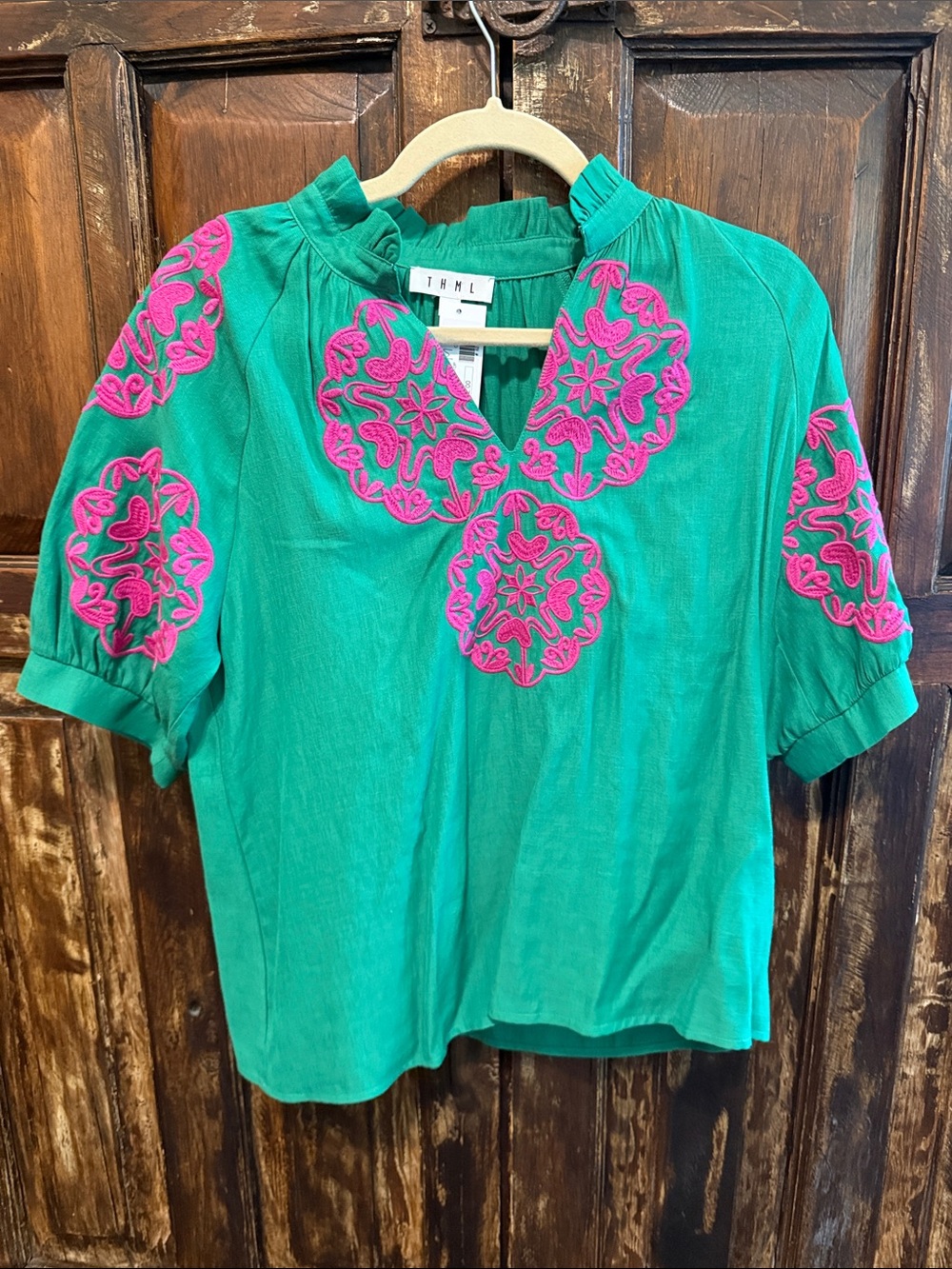 THML NWT Embroidered Blouse